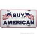 Funny custom embossed metal license plate (factory with low price)